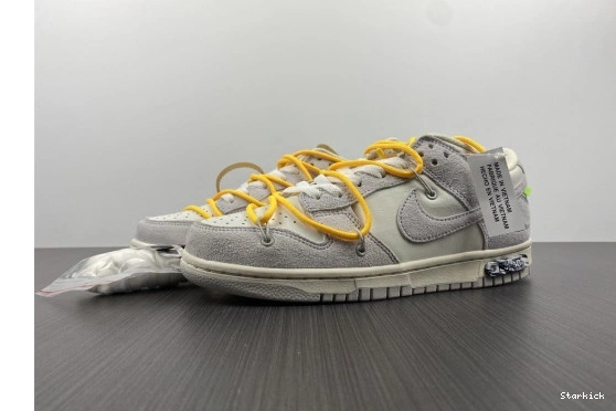 O-W DJ0950-109 39 Nike Low Dunk Lot 0306